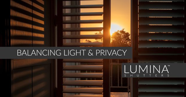 Balancing Light and Privacy with Lumina Shutters