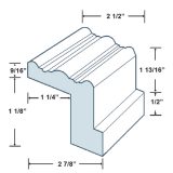 Lumina Shutters Classic Trim Frame