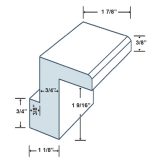 Lumina Shutters Flat Trim Frame