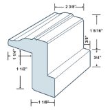 Lumina Shutters Traditional Trim Frame